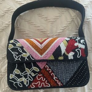 Multicolor Beaded Women's Bag
